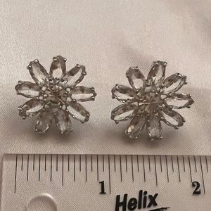 Kate Spade daisy crystal flower post earrings